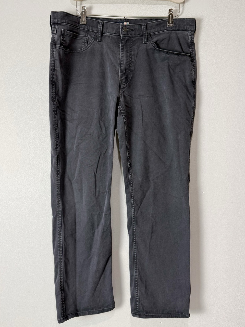 Dockers Men’s Straight Fit Charcoal Gray Jean Pants Size 36 X 29